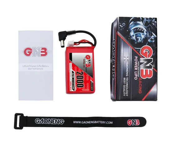 Gaoneng 2000mAh 3S LiPo Battery 11.1V 5C/10C DJI FPV Goggles Battery P – Makerfire