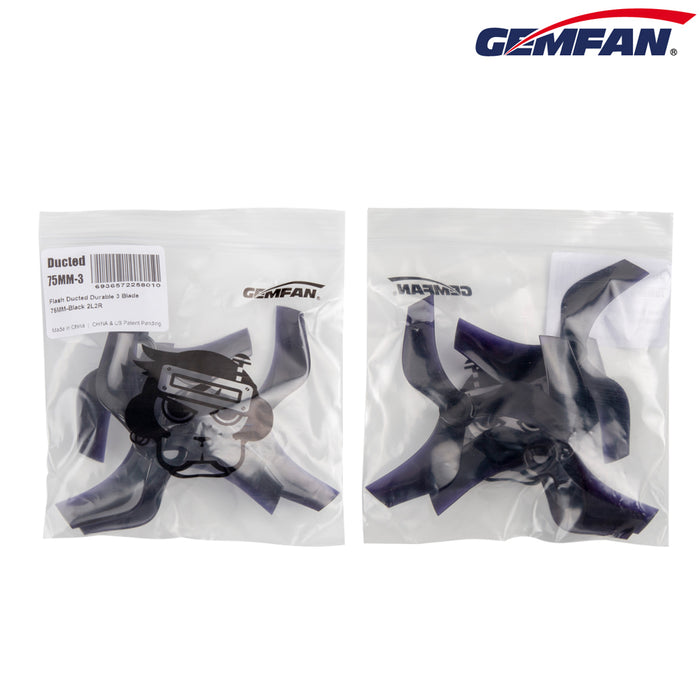 Gemfan 75mm Micro Ducted 3-Blade Propellers (Pack of 8)