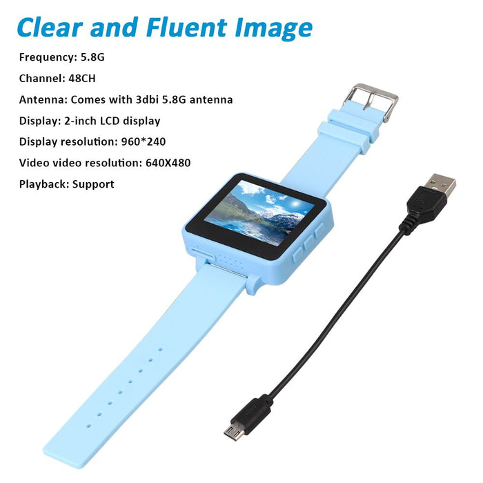 Boscam FPV200 Wearable Watch 2.6" Monitor & DVR w/ 48CH 5.8GHz Receiver
