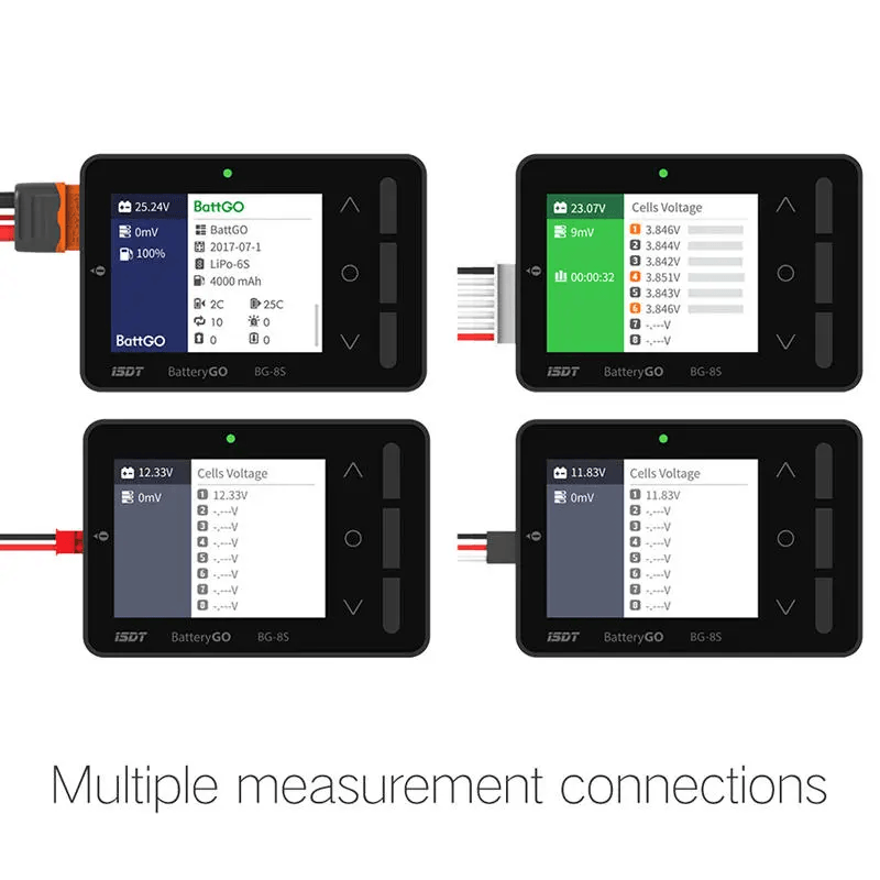 ISDT BattGo BG-8S Smart Battery Checker Balancer Receiver Signal Tester Quick Charger Function - Makerfire