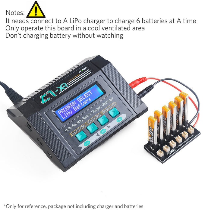 Placa de carga de batería Crazepony 1S LiPo