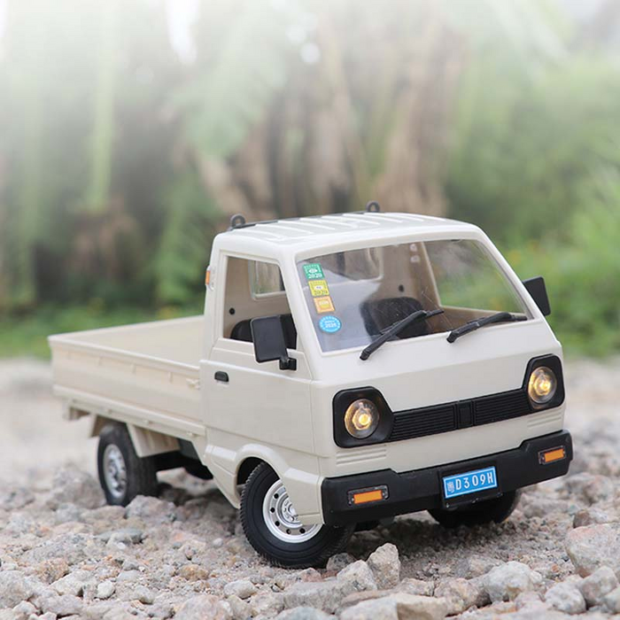 WPL D12 mini 2.4Ghz Brushed 130 MT 1 16 Scale 4WD Electric RC Car With LED Light On-Road Rc Truck Toys