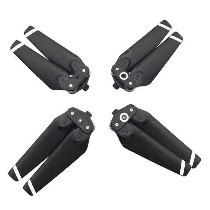 DJI Spark 2 Pairs of 4730F Quick Release CW CCW Propellers for DJI SPARK Black with White Edge