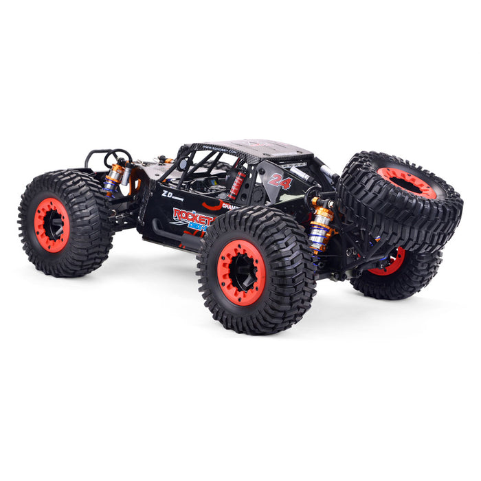 ZD Racing DBX-10 2.4G 1/10 4WD 80km/h Desert Truck Off Road Brushless RC Car - Red with Spare Tire