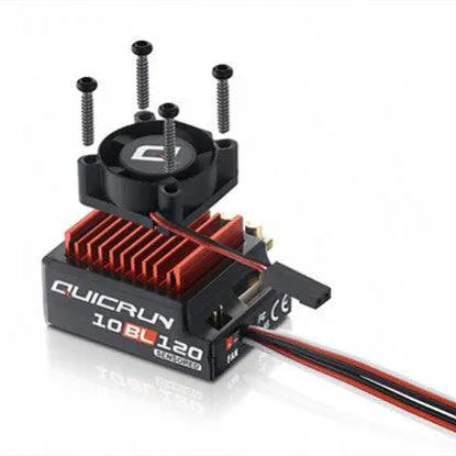 SURPASS Rocket 540 V3 4.5T Motor Sensor Brushless w/ Hobbywing QUICRUN 10BL120 120A ESC Combo for WLtoys 184016 1/10 1/12 Racing Car - Makerfire