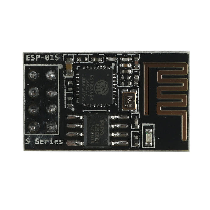 Módulo transceptor serial WiFi ESP8266 ESP-01S con 1 MB de flash para Arduino (4 piezas)
