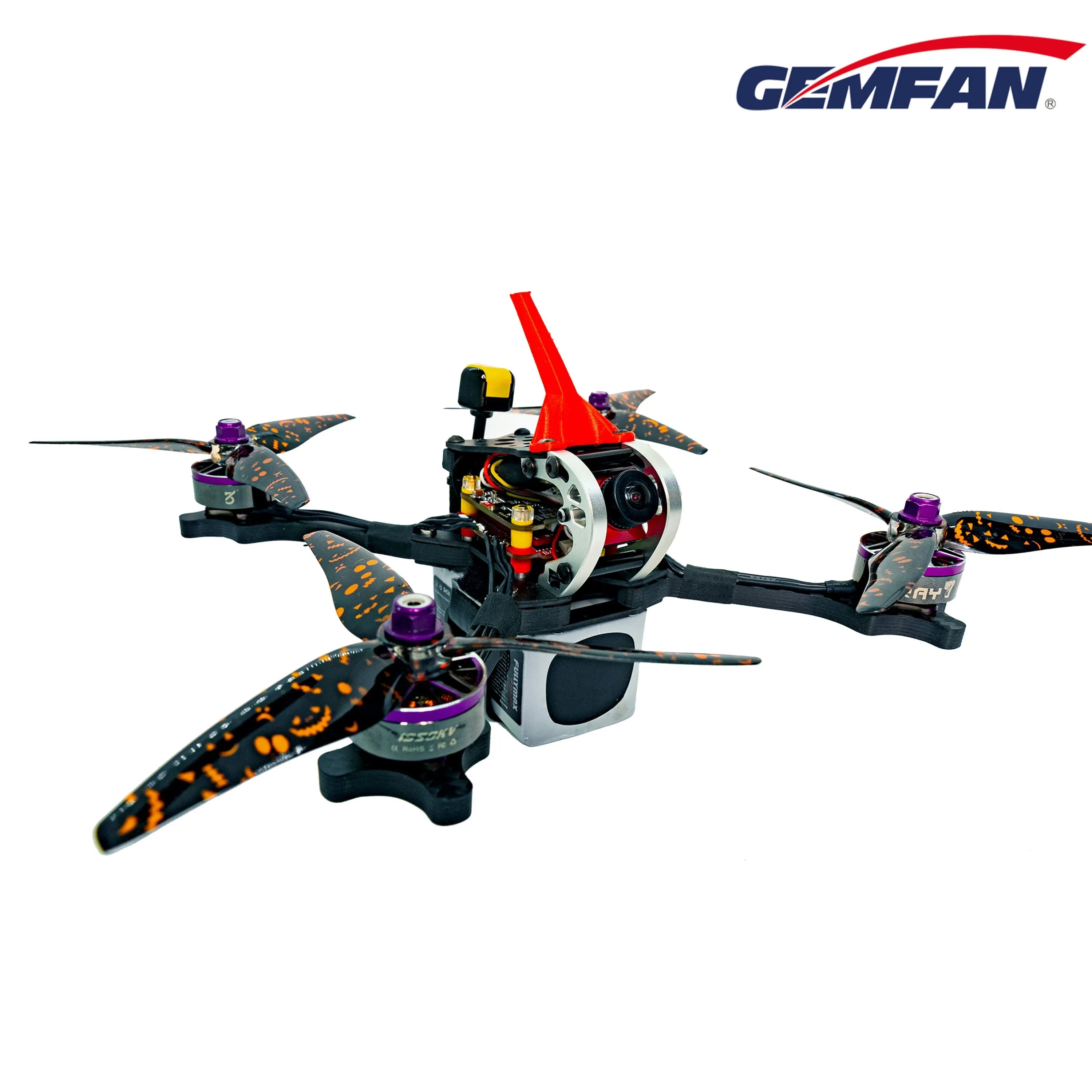 Gemfan Halloween 51466 V2 Three Blade Propeller(Pack of 12) - Makerfire