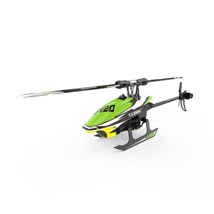 Yuxiang F120 2.4G 6CH 3D/6G Brushless Direct Drive Flybarless RC Helicopter Compatible with FUTABA S-FHSS - Makerfire