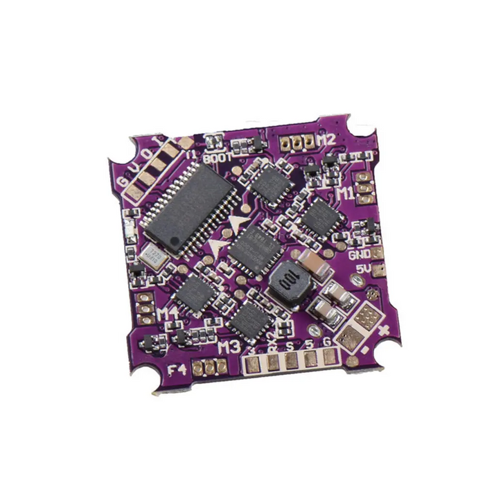 JHEMCU Play F4 Whoop Flight Controller 25.5x25.5mm AIO OSD BEC & Built-in 5A BL_S 1-2S 4in1 ESC for Whoop RC Drone FPV Racing