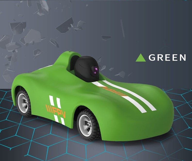 Makerfire MiniQ Explore FPV Racing Car - 1/28 Scale 2.4G 4WD Wifi 720P Camera 20km/h Speed