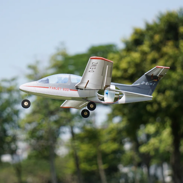 MinimumRC Fan-Jet 600 Micro EDF 360mm 4CH RC Airplane SFHSS-BNF Version(Not include Controller) - Makerfire
