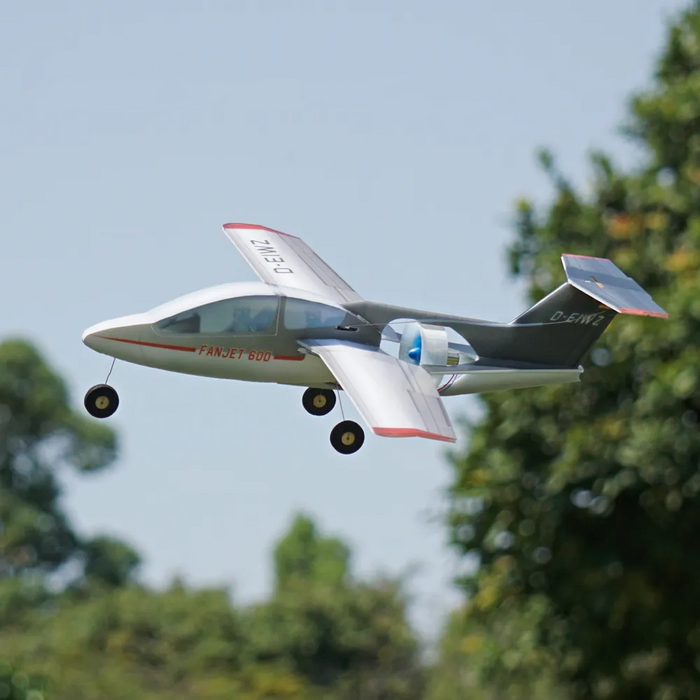 MinimumRC Fan-Jet 600 Micro EDF 360mm 4CH RC 飛行機 SFHSS-BNF バージョン (コントローラーは含まれません)