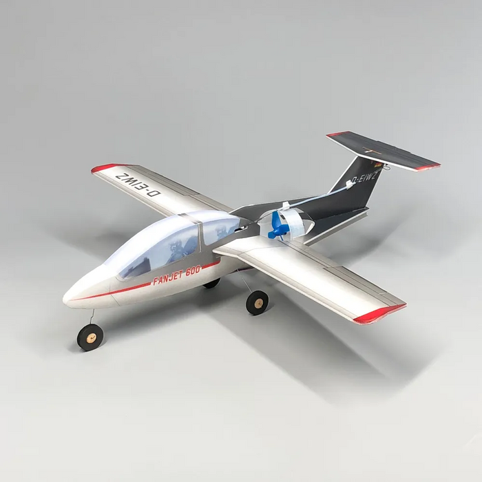 MinimumRC Fan-Jet 600 Micro EDF 360mm 4CH RC 飛行機 SFHSS-BNF バージョン (コントローラーは含まれません)