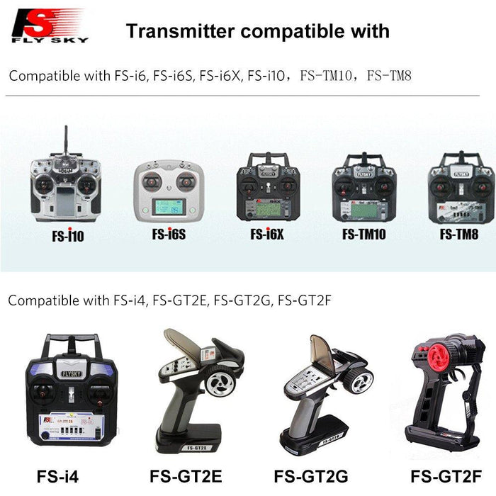 FS A8S ミニ レシーバー 8CH、PPM i-BUS SBUS 出力、Flysky トランスミッター コントローラー用