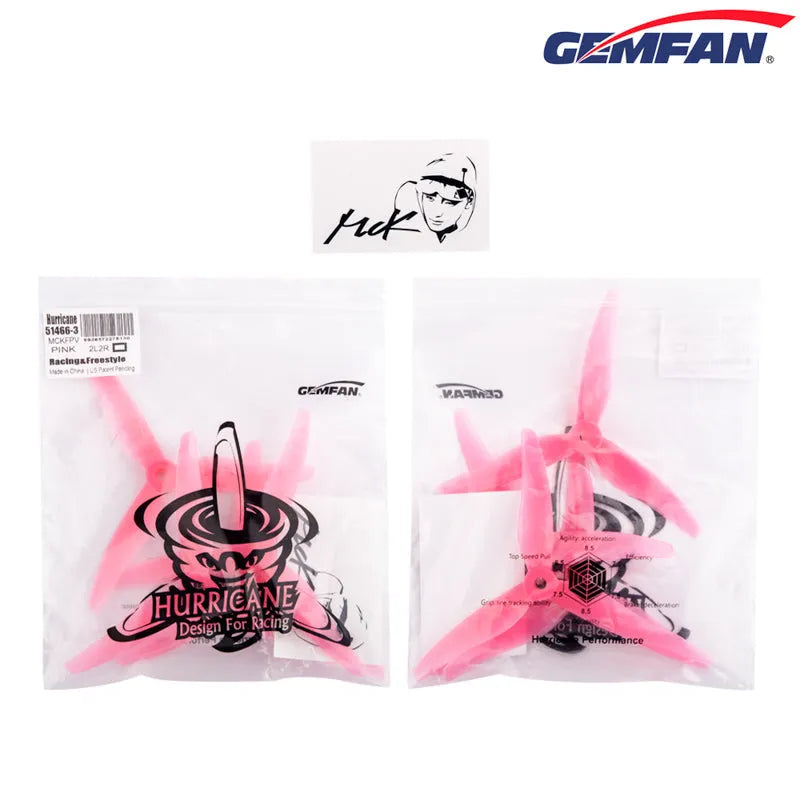 Gemfan Hurricane 51466 Propeller (Set of 8) - Makerfire