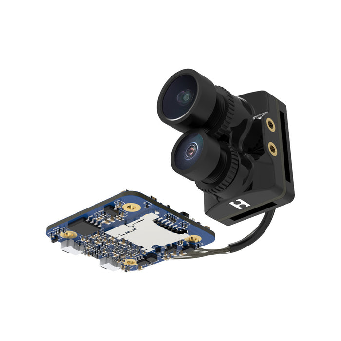 Runcam Hybrid 2 Cámara de grabación 4K FPV y HD mejorada con doble lente, FOV 145 °, sensor analógico Phoenix 2