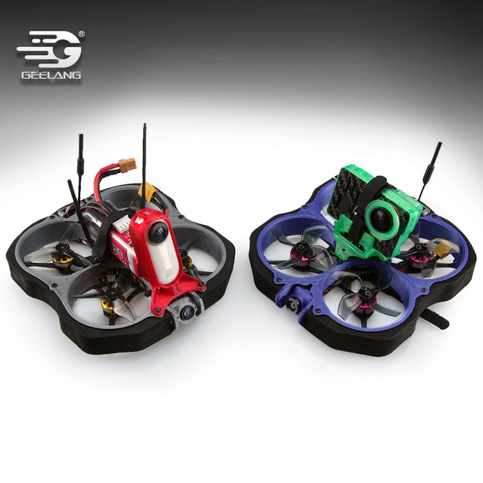 GEELANG LIGO78X 4S Cinewhoop FPV Racing Drone with Gopro6/7 Bare Metal Cover and Camera Mount