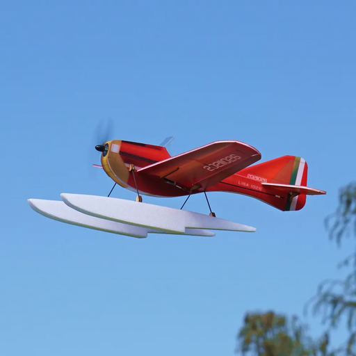 MinimumRC LISA Magnificent Italian Vintage 320mm Sea-plane micro 4CH RC Airplane KIT SFHSS-BNF Version(Not include Controller) - Makerfire