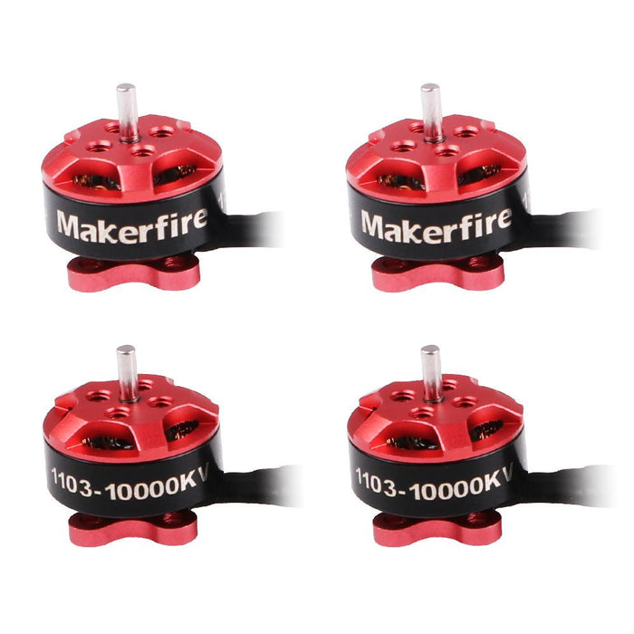 Makerfire 1103 10000KV Brushless Motors 1-3s 12P for Armor 85 HD FPV Racing RC Drone (4pcs)