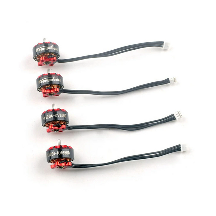Happymodel EX1204 2-4S 5000KV/6500KV 2-3S Brushless Motor 2 CW & 2 CCW w/ 60mm Wire & Connector for 3 Inch Micro RC Drone FPV Racing