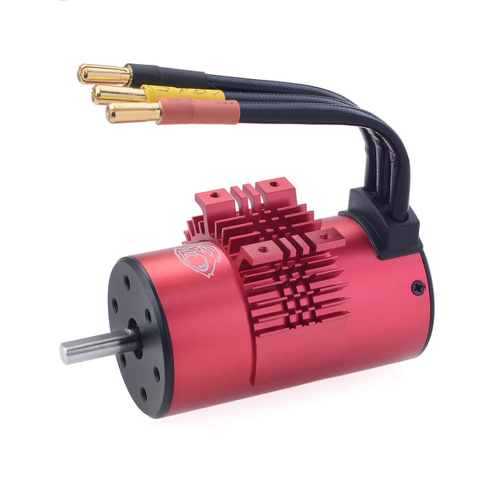 SURPASS 3665 3100KV Brushless Motor  with 80A Waterproof Brushless ESC and Cooling Shell Combo Set for 1/8 RC Car Truck