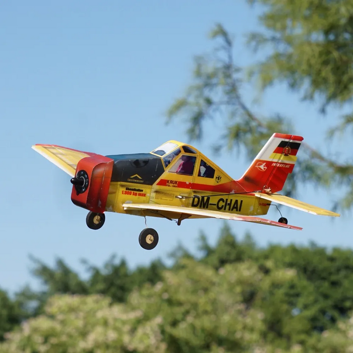 MinimumRC PZL-106 Q-series 4CH RC Airplane Smallest KIT SFHSS-BNF Version(Not include Controller) - Makerfire