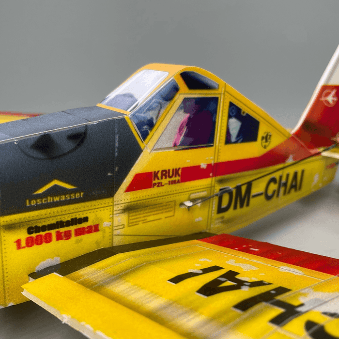 MinimumRC PZL-106 Q-series 4CH 320mm RC Airplane Smallest Airplane Flying Weight 33g SFHSS-BNF Version(Not include Controller)