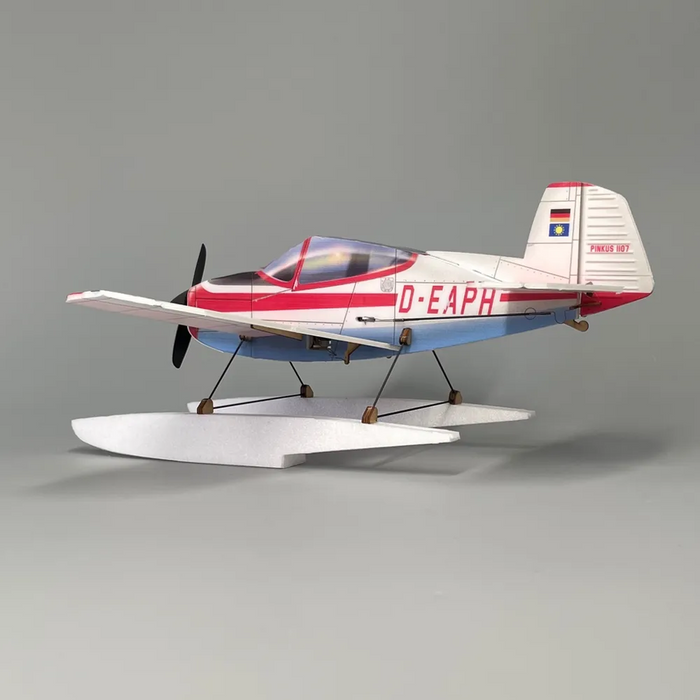 MinimumRC Pinkus Float Aerobatic 4CH 320mm micro RC Aircraft Created by Hilmar Lange SFHSS-BNF Version(Not include Controller)