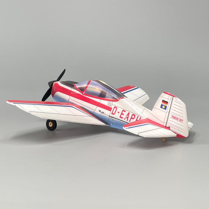 MinimumRC Pinkus Racer Aerobatic 4CH 320mm Micro RC Aircraft KIT SFHSS-BNF Version(Not include Controller) - Makerfire