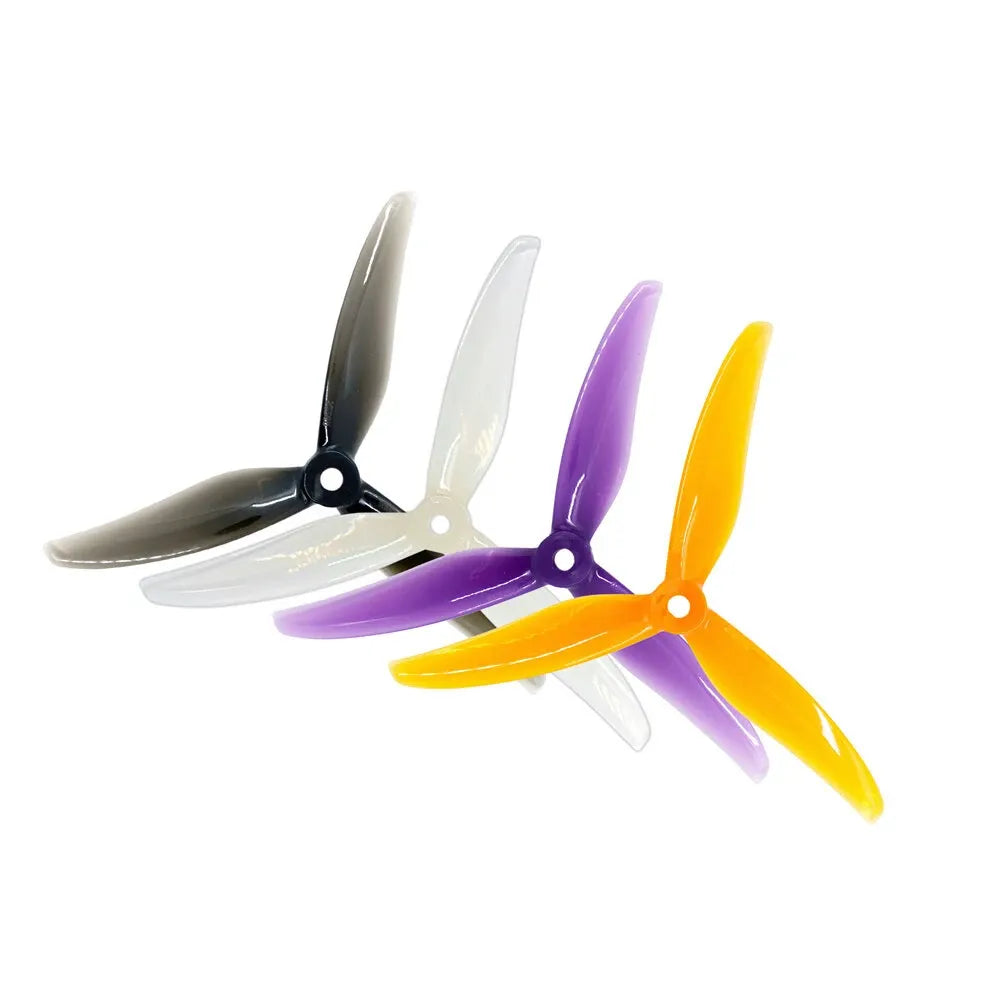 Gemfan Hurricane 5236-3 5 Inch 3-Blade Racing Propeller Powerful for RC Drone FPV Racing(Pack of 16) - Makerfire
