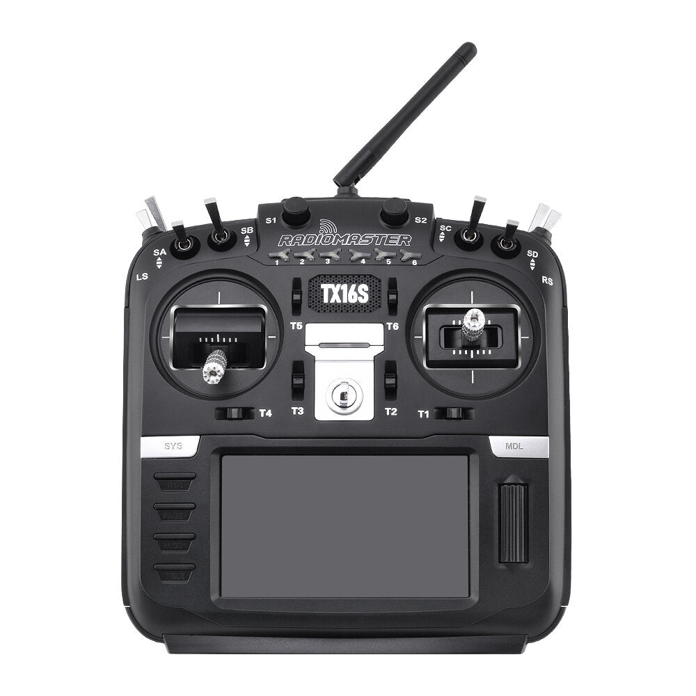 RadioMaster TX16S Hall Sensor Gimbals 2.4G 16CH Multi-protocol RF System  OpenTX Mode2 Transmitter with TBS MicroTX V2