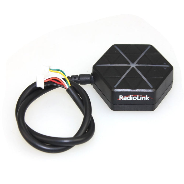 RadioLink M8N GPS SE100 con soporte de montaje Antena de brújula integrada para controlador de vuelo PIX PX4 Pixhawk APM CC3D F3 (almacén de EE. UU.)