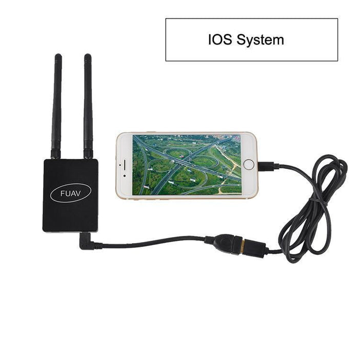 FPV レシーバー 5.8G 150CH ワイヤレス モバイル ビデオ レシーバー サポート IOS または Android