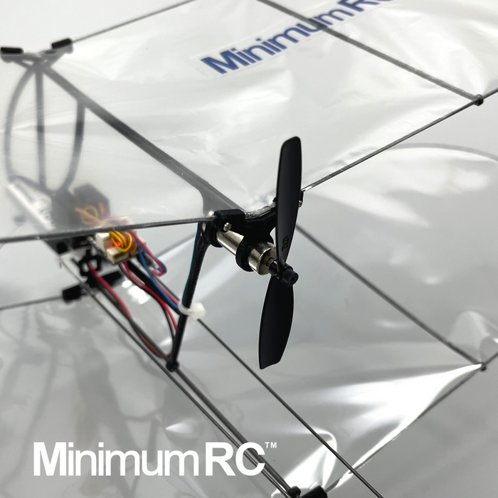 MinimumRC Shrimp V2 360mm Ultra-light 3CH V-tail Indoor RC Aircraft Flying Weight 25g SFHSS-BNF Version(Not include Controller)