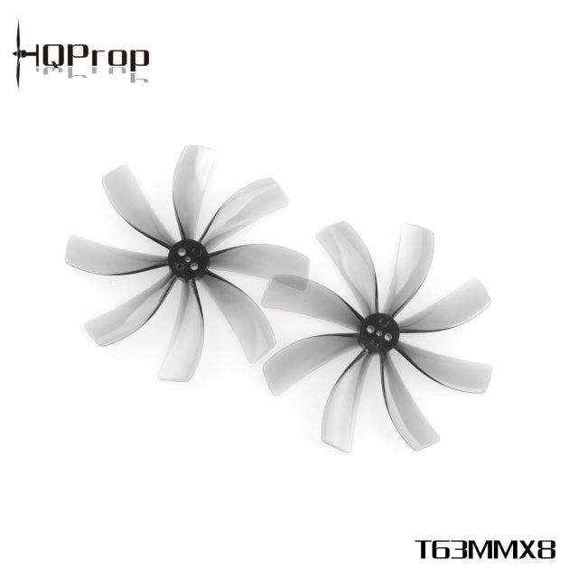 HQProp T63MMX8 gris claro (4CW+4CCW)-policarbonato