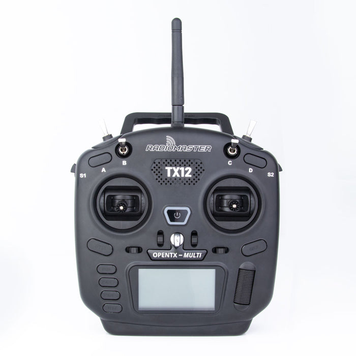 RadioMaster TX12 16ch OpenTX Transmisor de sistema de radio proporcional digital compatible con múltiples módulos para RC Drone 