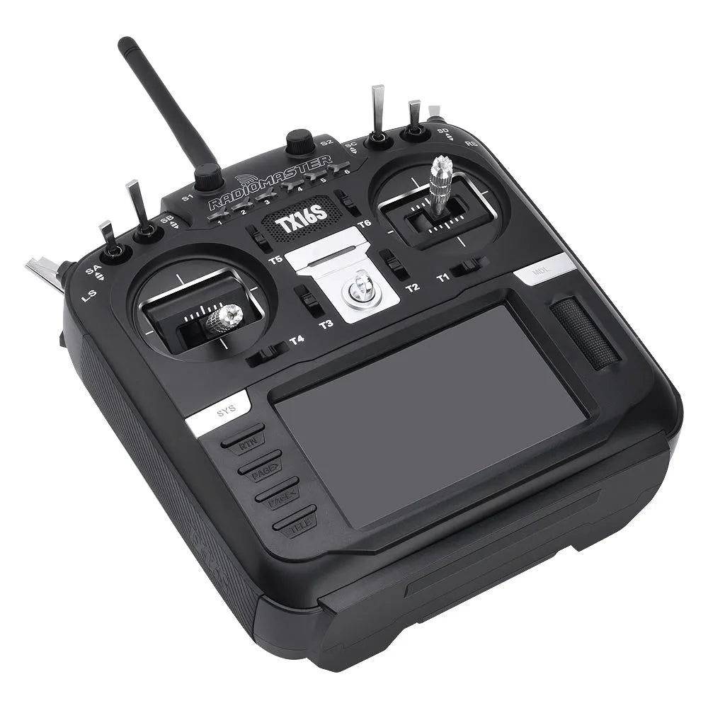 RadioMaster TX16S Hall Sensor Gimbals 2.4G 16CH Multi-protocol RF System OpenTX Mode2 Transmitter with TBS MicroTX V2 - Makerfire