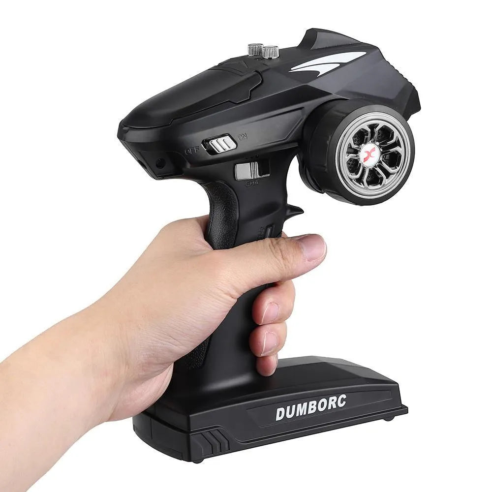 Dumborc X6 6CH 2.4G Transmitter X6F/X6FG Gyro Receiver Gun Type Remote Control For RC Car Boat Tank Model - Makerfire