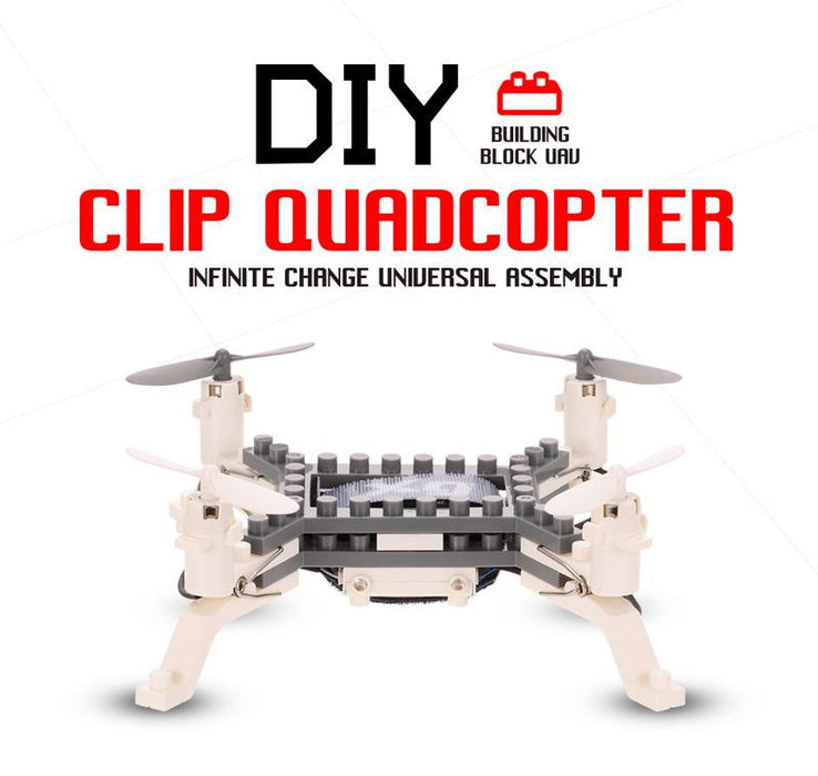 Makerfire LiteBee Brix DIY Building Block Clip Drone para STEAM Education