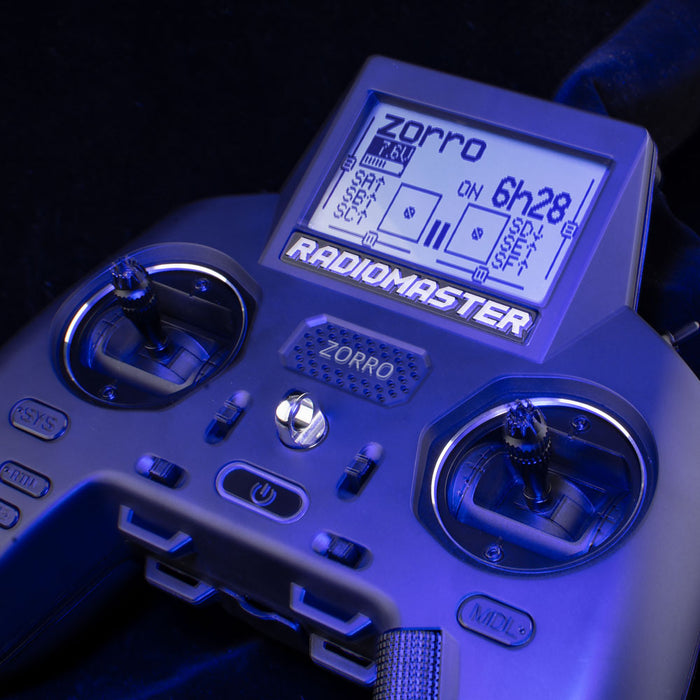 RadioMaster Zorro Radio Control CC2500/4in1/ELRS Version Hall Sensor Gimbals OpenTX EdgeTX Firmware