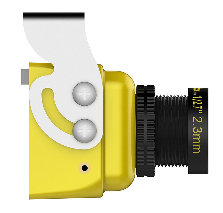 Caddx Turbo S1 FPV Camera 1/3 CCD 600TVL 2.3mm IR Blocked DC 5V-40V Wide Voltage Yellow