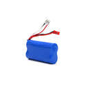 Batterie Li-ion 7,4V 2000mAh Rechargeable - 2 Cellules 18650 - Pour Voiture RC, Lampe De Pêche, Talkie-Walkie, Etc. - 7