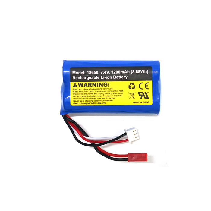 1pcs 7.4V 1200mah (8.88Wh) Rechargerable LI-ion battery for SG1603/1604 UDI 1603/1604 Pro RC car - Makerfire