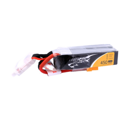 Tattu 7.4V 450mAh 95C 2S Lipo Battery Pack XT30 Plug for FPV Racing Drone