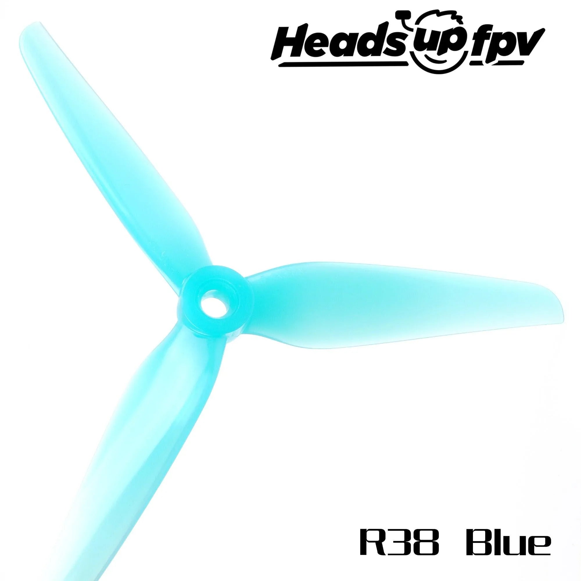 HQProp HEADSUP FPV R38&nbsp; 5.1x3.8x3&nbsp;Racing Propeller(Pack of 8) - Makerfire