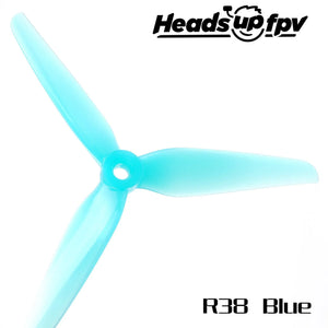 HQProp HEADSUP FPV R38&nbsp; 5.1x3.8x3&nbsp;Racing Propeller(Pack of 8) - Makerfire