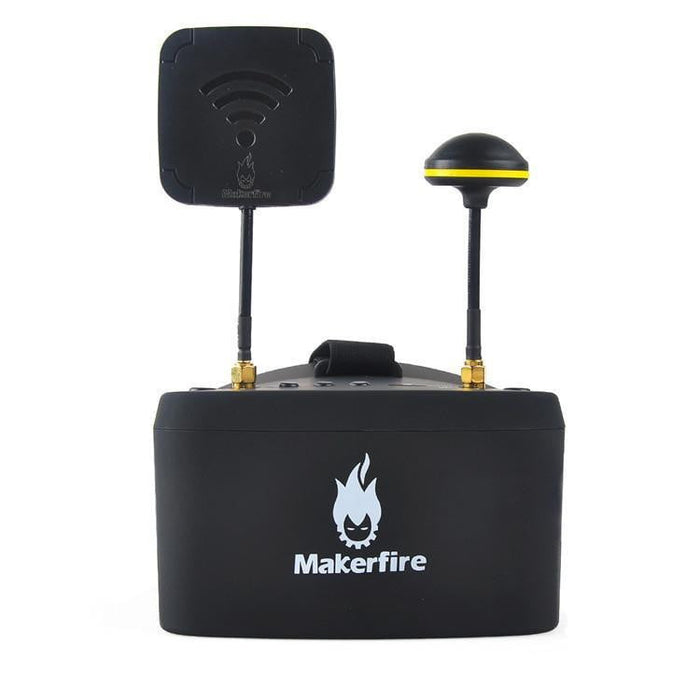 Makerfire EV800D HD FPV ゴーグル 5.8G 40CH 5 インチ 1280x720 HD ビデオ ヘッドセット 内蔵 DVR