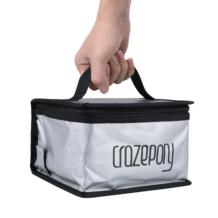 Crazepony Lipo Safe Bag Lipo Battery Guard Bag Fireproof Explosionproof Battery Guard Safe Bag Pouch - Makerfire