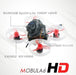 Happymodel Mobula6 HD 65mm Crazybee F4 Lite 1S Whoop FPV Racing Drone BNF w/ Runcam Split3-lite 1080P HD DVR Camera Compatible Frsky D8 Receiver - Makerfire