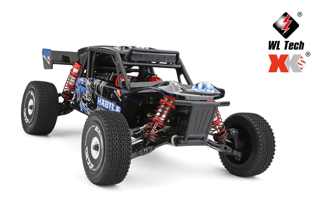 Wltoys 124018 RTR 1/12 2,4G 4WD 60 km/h chasis de Metal RC coche todoterreno escalada camión vehículos modelos niños juguetes 